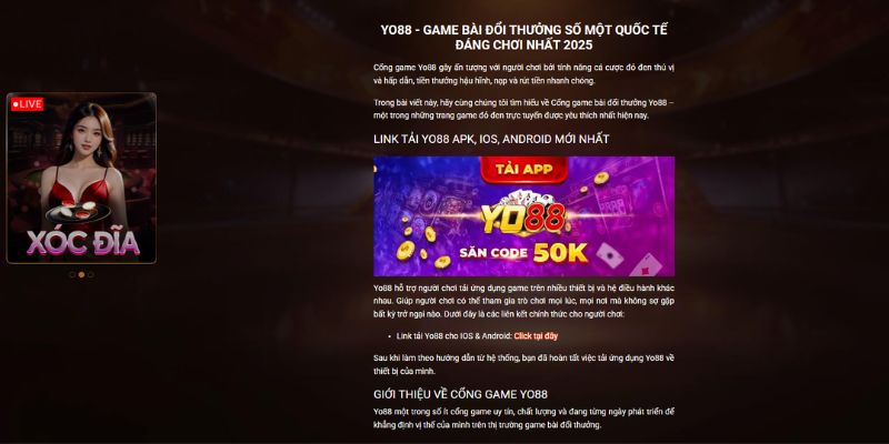 Những ưu điểm nổi bật làm nên tên tuổi của sân chơi YO88